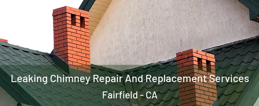  Leaking Chimney Repair And Replacement Services Fairfield - CA